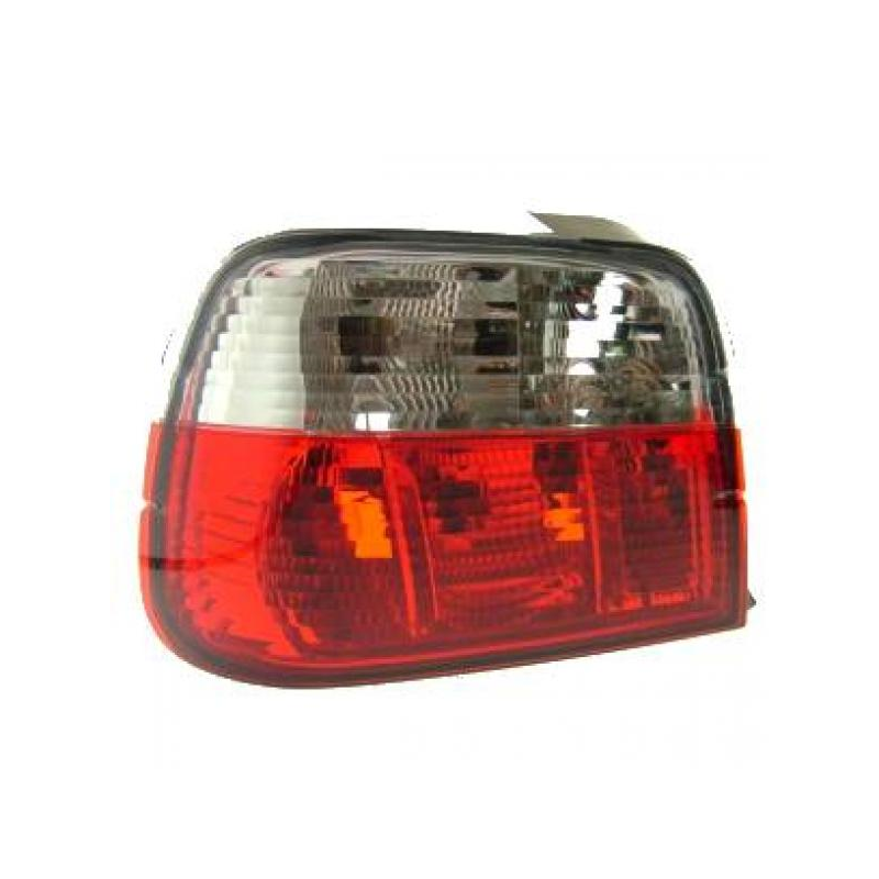 Feux arrière design rouge/blanc, BMW E36 Compact