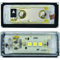 FEU DE PLAQUE D'IMMATR., LED      BMW E46,