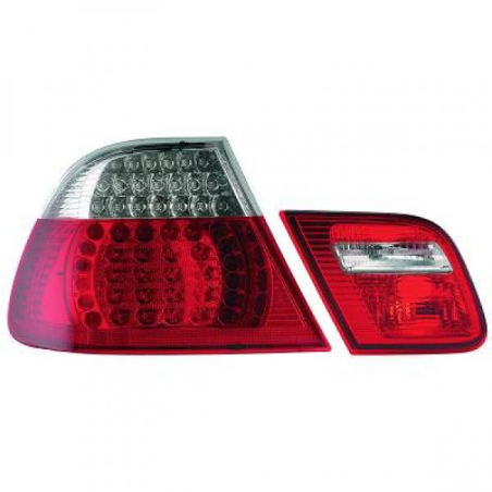 Feux arrière LED rouge/blanc BMW E46 Cabrio