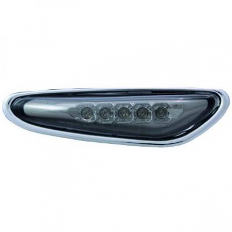 Clignotant latéral Design  noir, LED        BMW E46/E60,