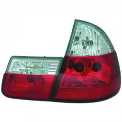 Feux arrière design rouge/blanc , BMW E46 Touring