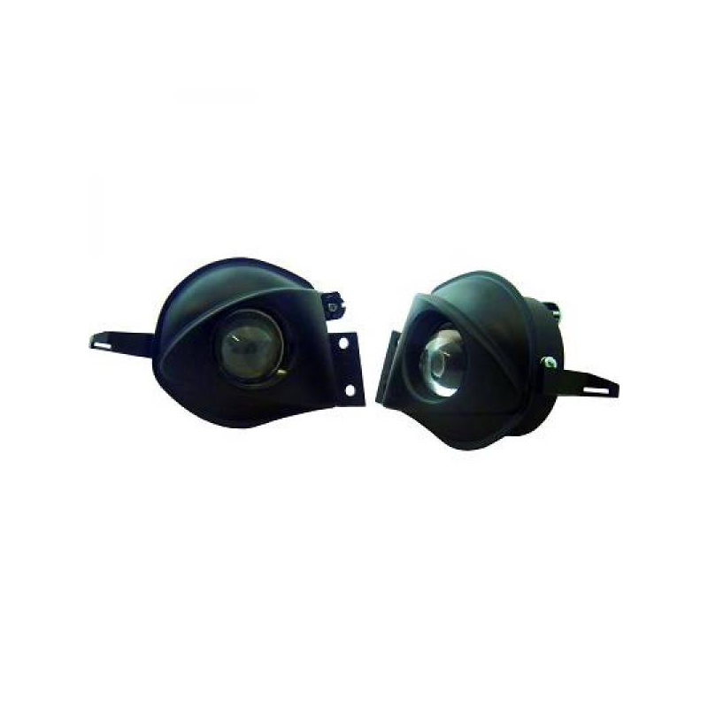 feux anti-br. Design  noir, H11, pas mod. M-Technic, avec lentille de project.      