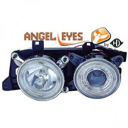 phares design, chrome, règl. électr., anneaux E32/34, phares design, chrome, règl. électr., anneaux E32/34,
