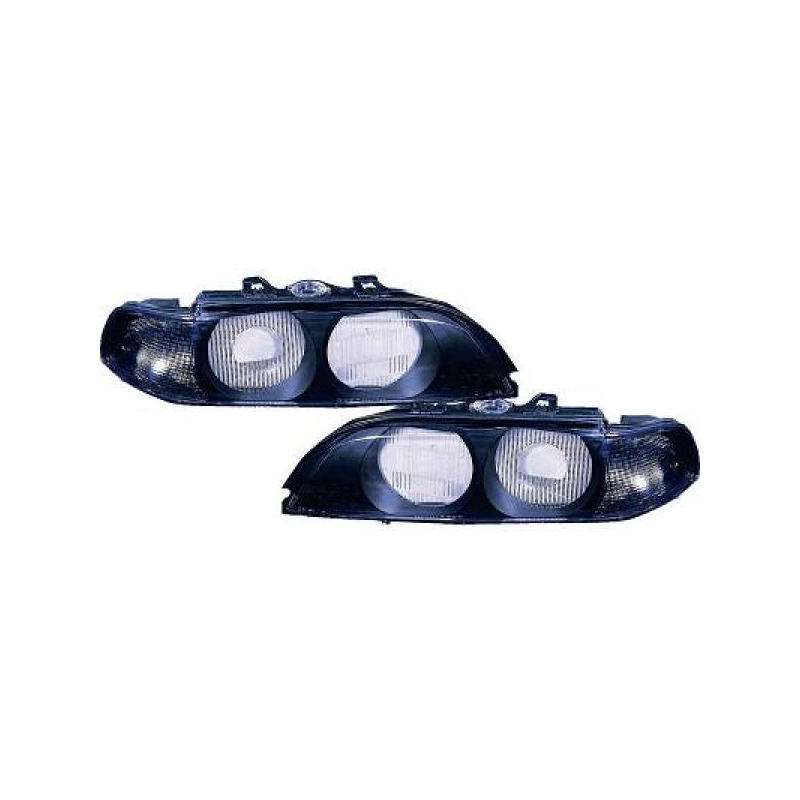 boitier phare G, avec clign. fumé      E39,