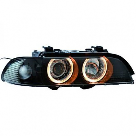 phares design, noir, anneaux, H7/H7 E39, phares design, noir, anneaux, H7/H7 E39,
