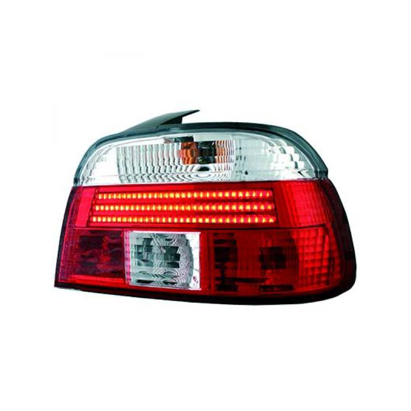 Feux arrière LED CELIS blanc-rouge pour BMW E39 Berline