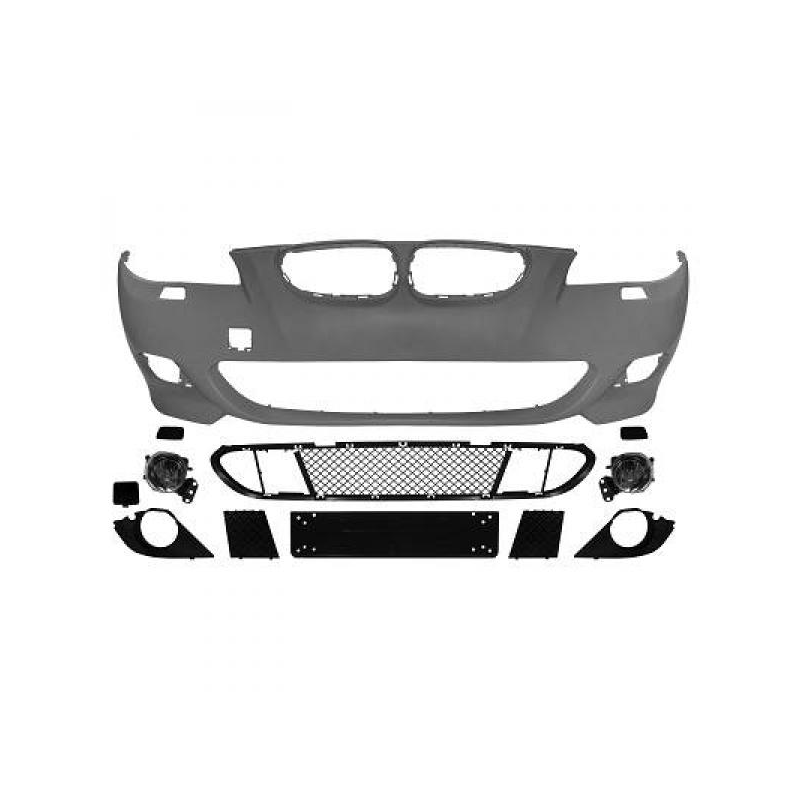 bouclier avant sport, à peindre, pas pour PDC,  avec access., phares anti-br. incl.,    E90/91