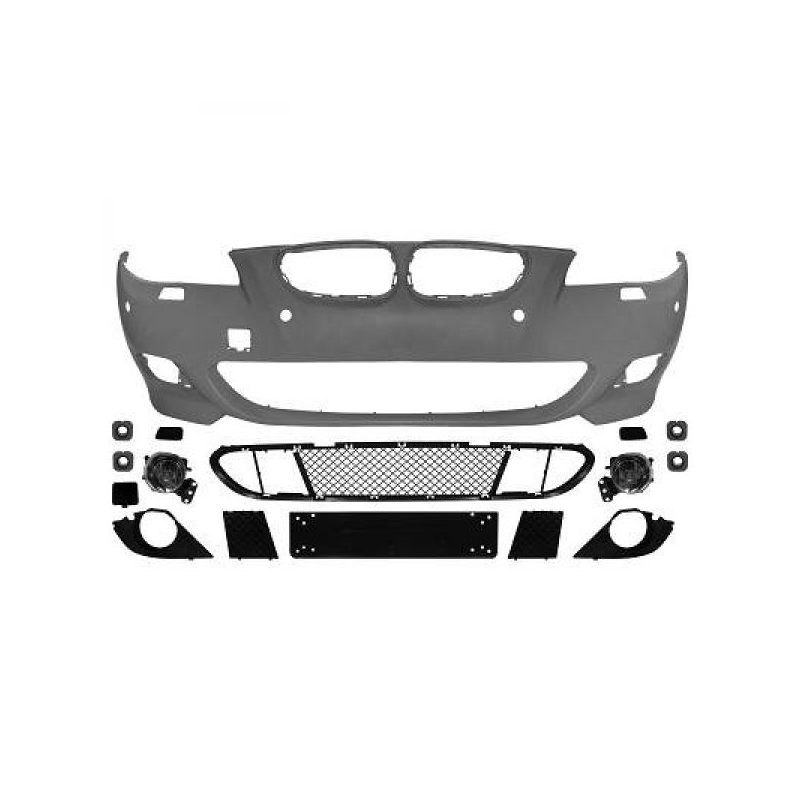 bouclier avant sport, à peindre, pour PDC, avec access., phares anti-br. incl.,    E90/91