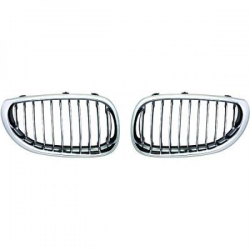 griglia Design  set, cromo/nero E60/E61,