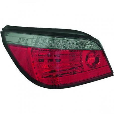 Feux arrière design rouge/noir, LED + CELIS pour BMW E60