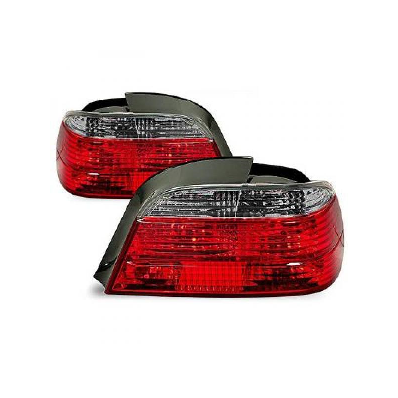 Feux arrière design rouge/gris BMW E38