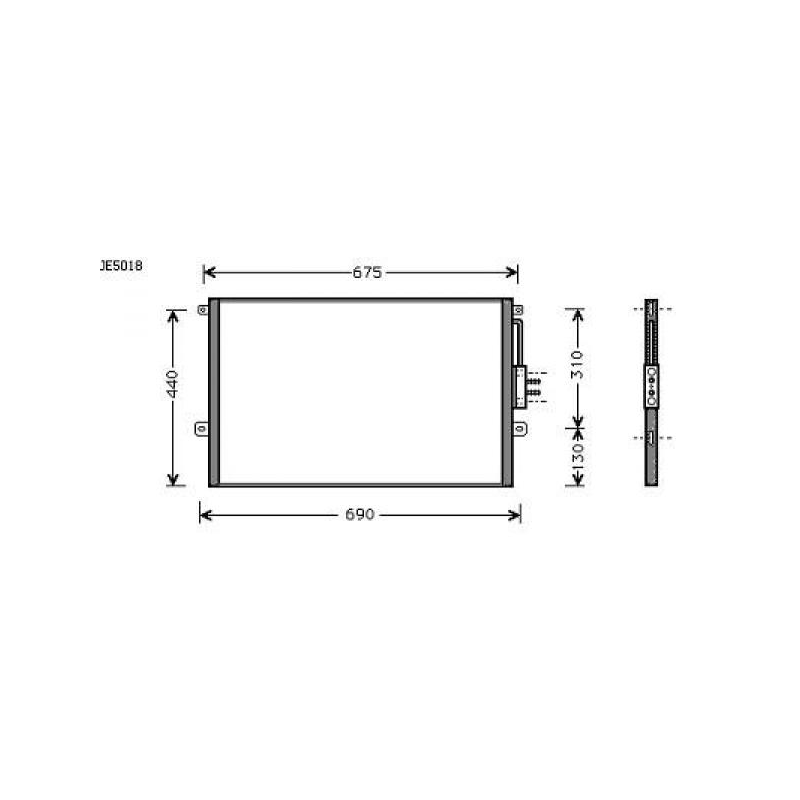 KONDENSATOR JEEP CHEROKEE,