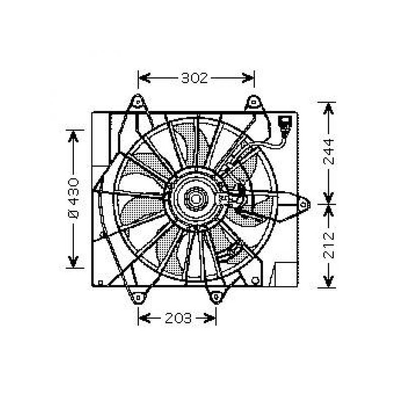 motoventilateur  PT-CRUISER,