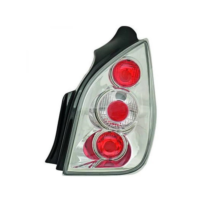 Feux arrière design chromé Citroën C2