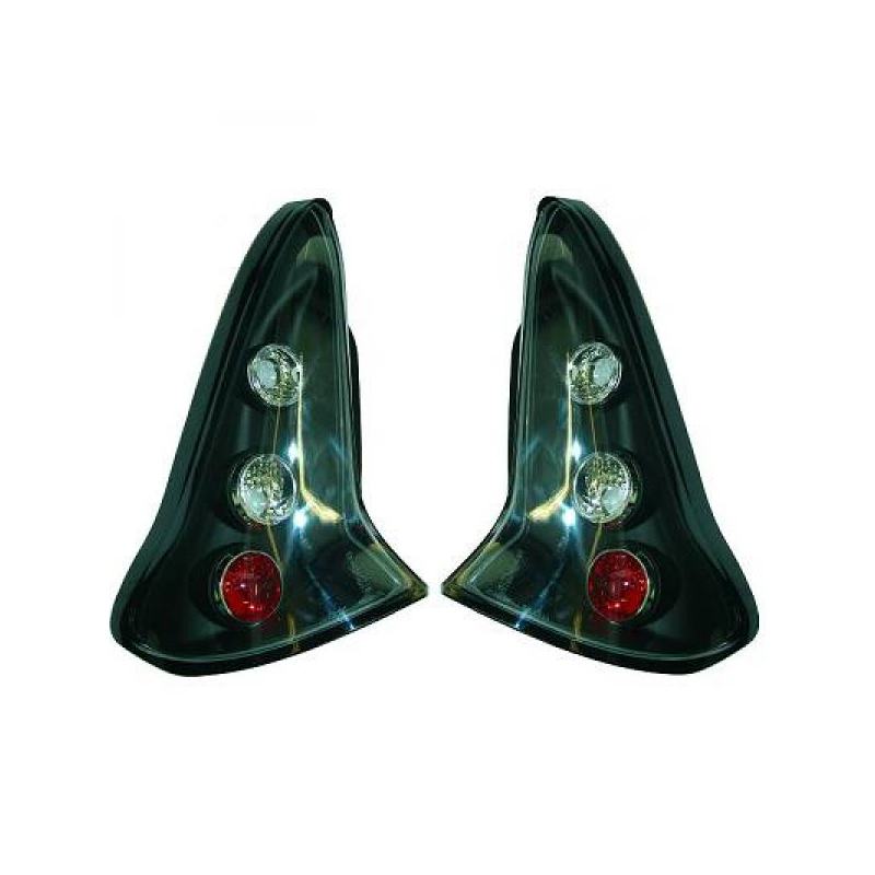 Feux arrière design noir Citroën C4 3-portes