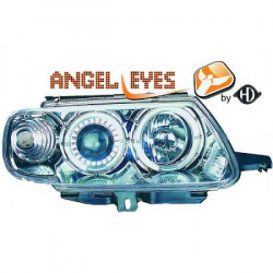 phares design, chrome, avec clign., régl. man., DE, anneau CELIS      SAXO,