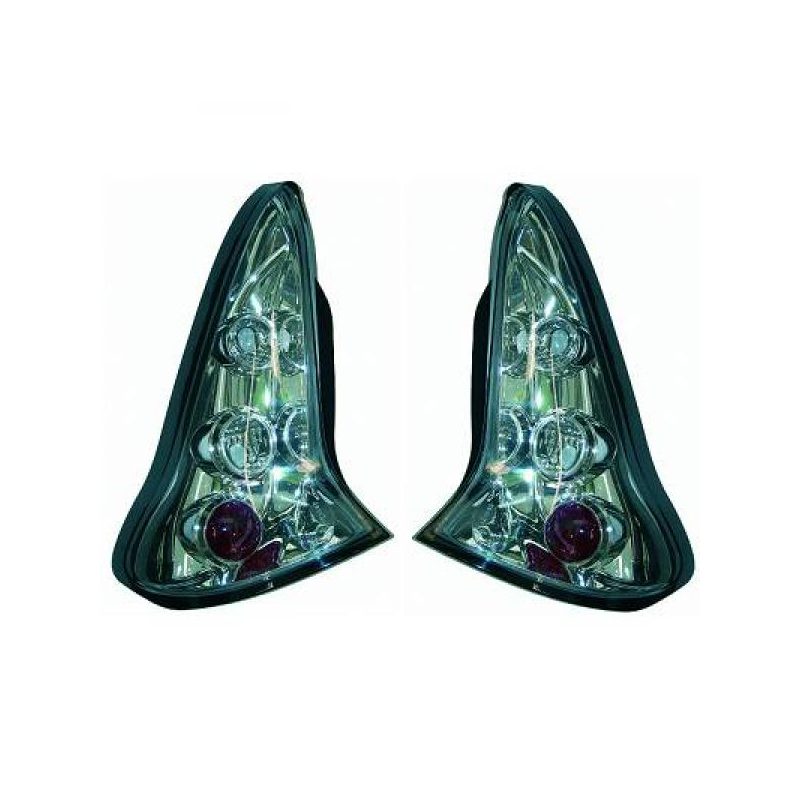 Feux arrière design chrome Citroën C4 3-portes