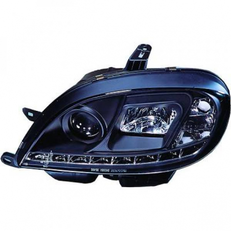 fari con LED diurni, DragonLights, nero SAXO, fari con LED diurni, DragonLights, nero SAXO,