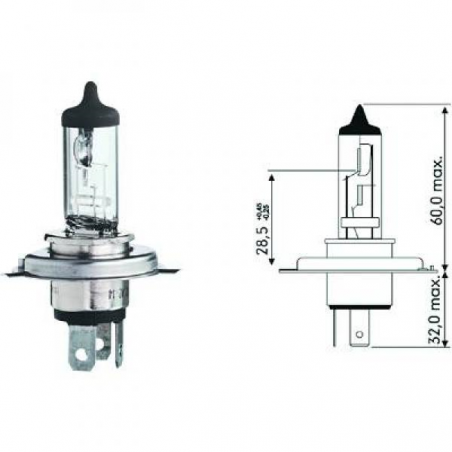 H4 12V 60/55W P43t        