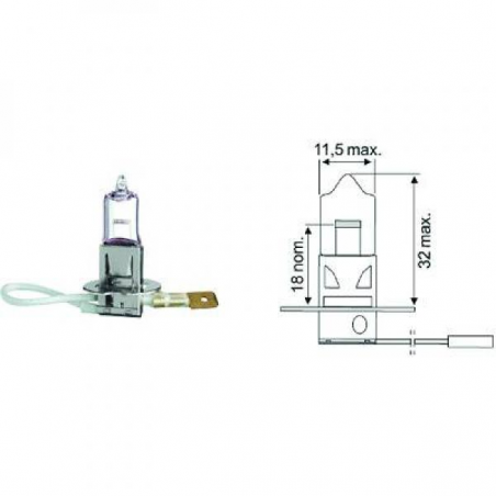 H3 12V 55W PK22s          