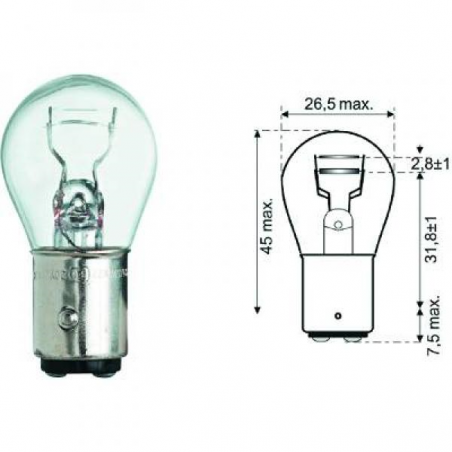 P21/5W 12V 21/5W BAY15d   