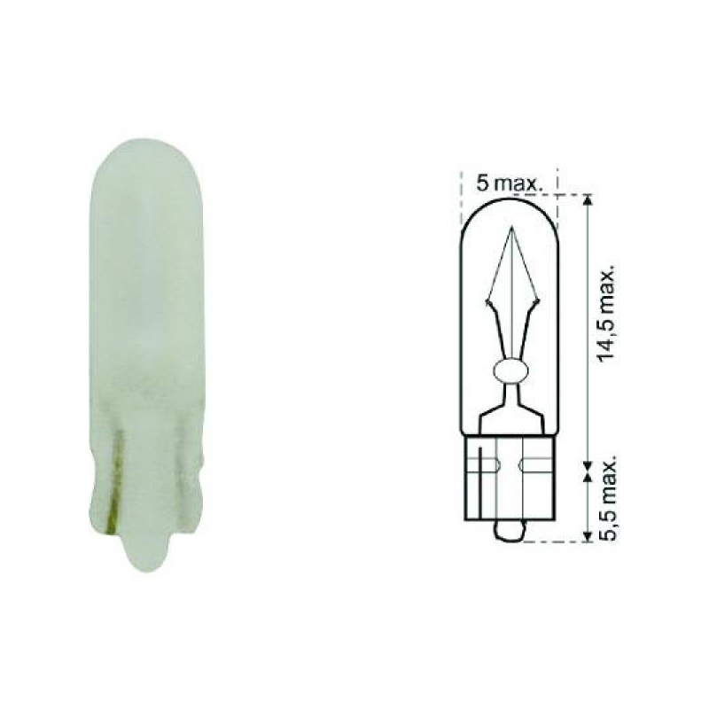 (W1,2W) T5 12V 1,2W FROSTE