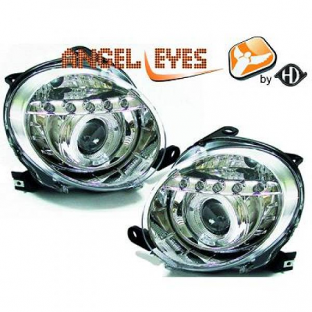 phares design, chrome, avec correct. phare, anneau FIAT 500 phares design, chrome, avec correct. phare, anneau FIAT 500