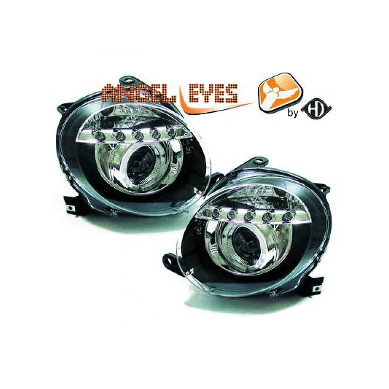 phares design, chrome, correct. phare, anneau       FIAT 500