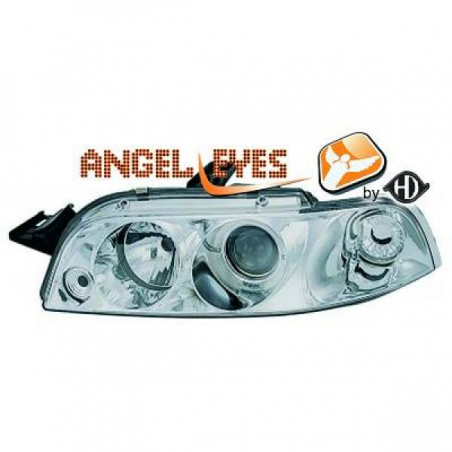 phares design, chrome, anneaux, DE, règl. man. PUNTO, phares design, chrome, anneaux, DE, règl. man. PUNTO,