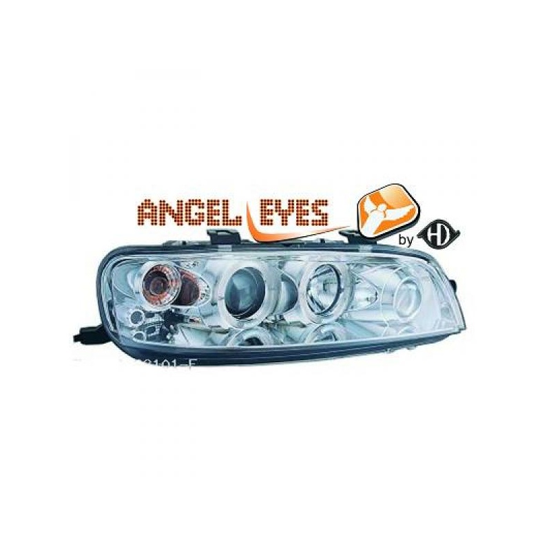 phares design, chrome, avec anti-br., régl. électr., anneaux     PUNTO