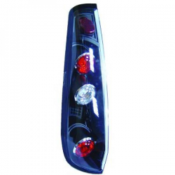 Feux arrière design noir pour automobile 3-portes, marque manquante