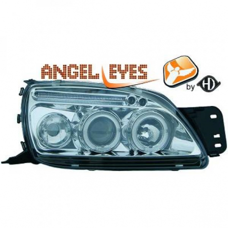 phares design, chrome, règl. man., anneaux FIESTA, phares design, chrome, règl. man., anneaux FIESTA,