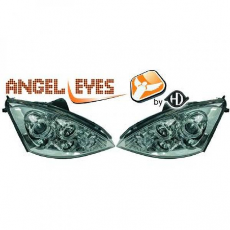 phares design, chrome, règl. électr., anneaux FOCUS, phares design, chrome, règl. électr., anneaux FOCUS,