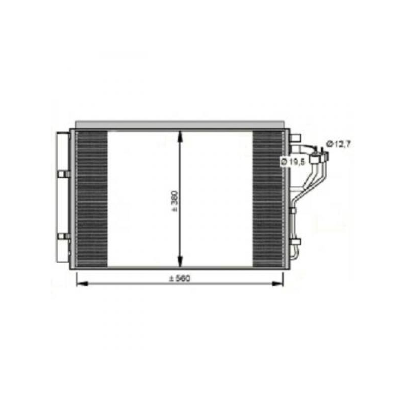 KONDENSATOR  i30/KIA CEED,