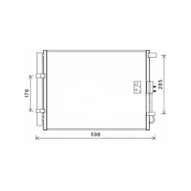 KONDENSATOR  i30/KIA CEED,