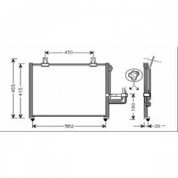 KONDENSATOR    KIA CARENS,