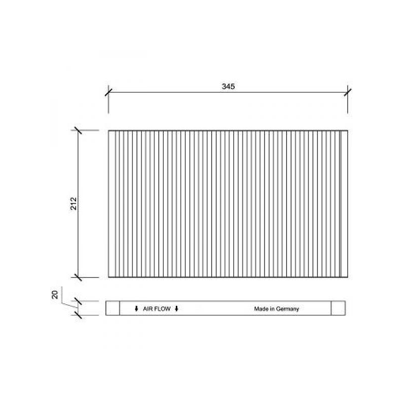 INNENRAUMFILTER  AUDI     