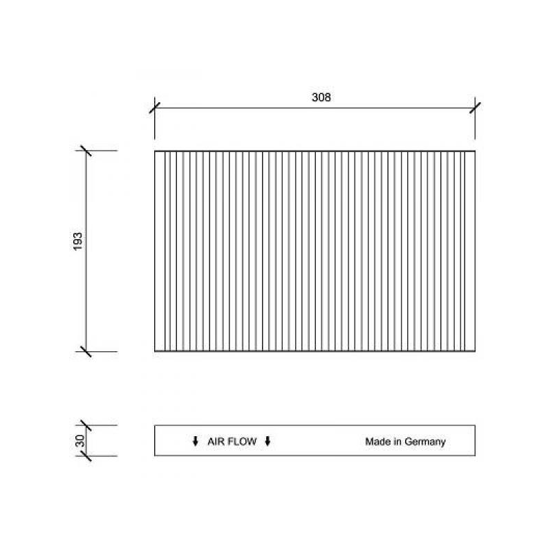 INNENRAUMFILTER  AUDI     