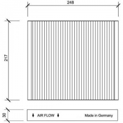 INNENRAUMFILTER  AUDI     