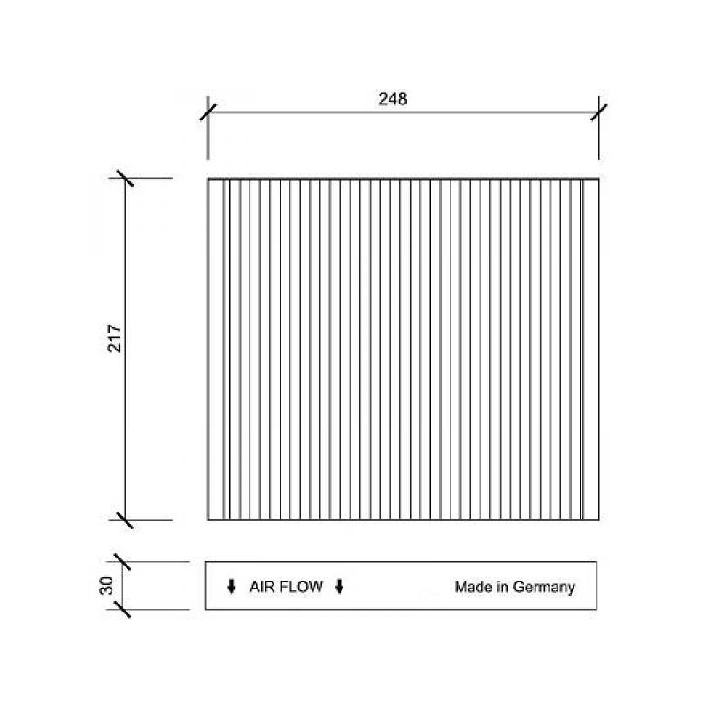 INNENRAUMFILTER  AUDI     