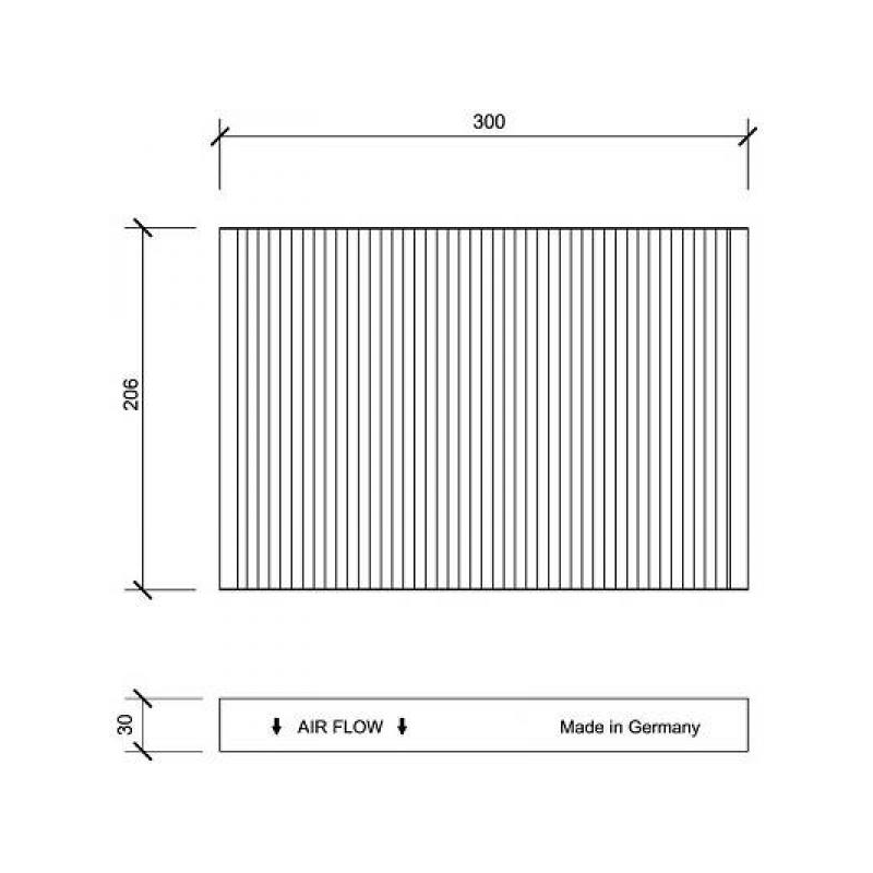INNENRAUMFILTER  AUDI     