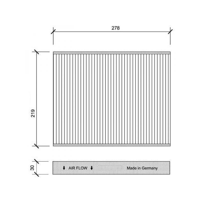INNENRAUMFILTER  AUDI     