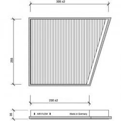 INNENRAUMFILTER  MERCEDES 