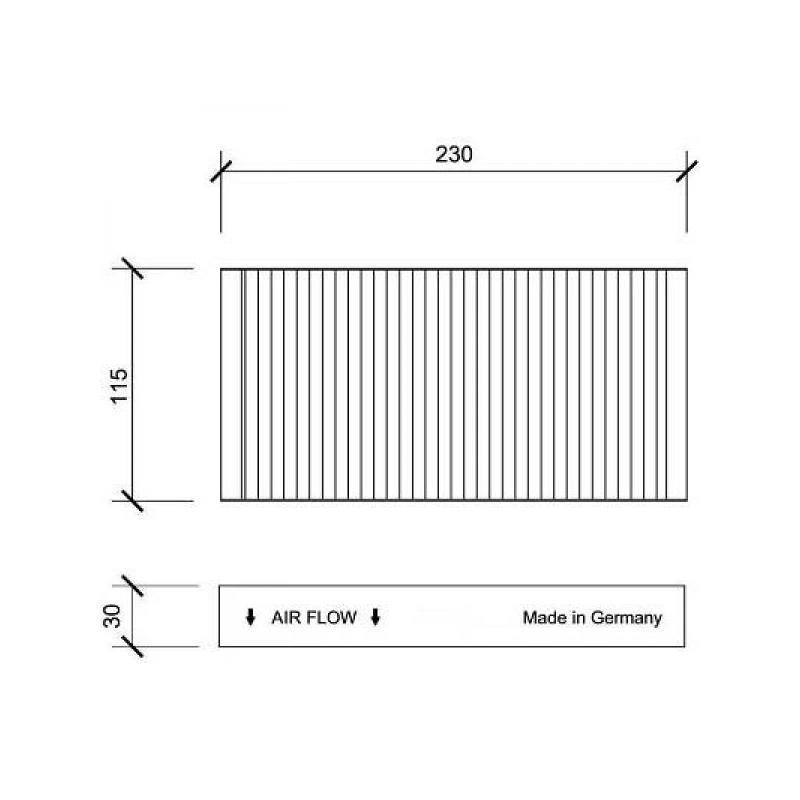 INNENRAUMFILTER  CHRYSLER 