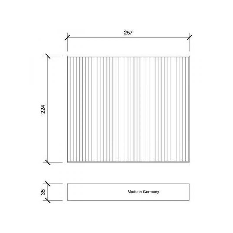 INNENRAUMFILTER  AUDI     