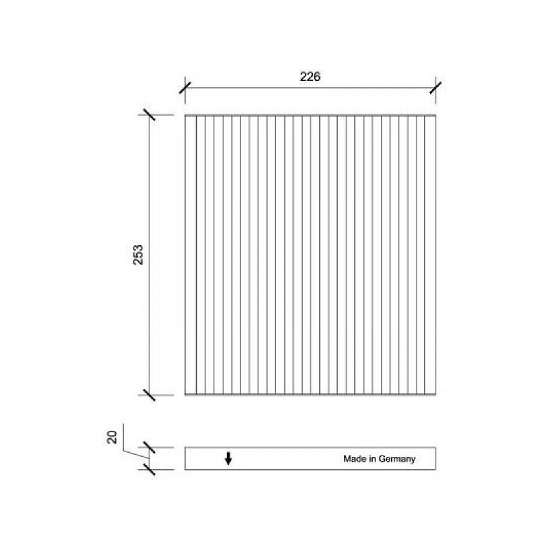 INNENRAUMFILTER  HYUNDAI  