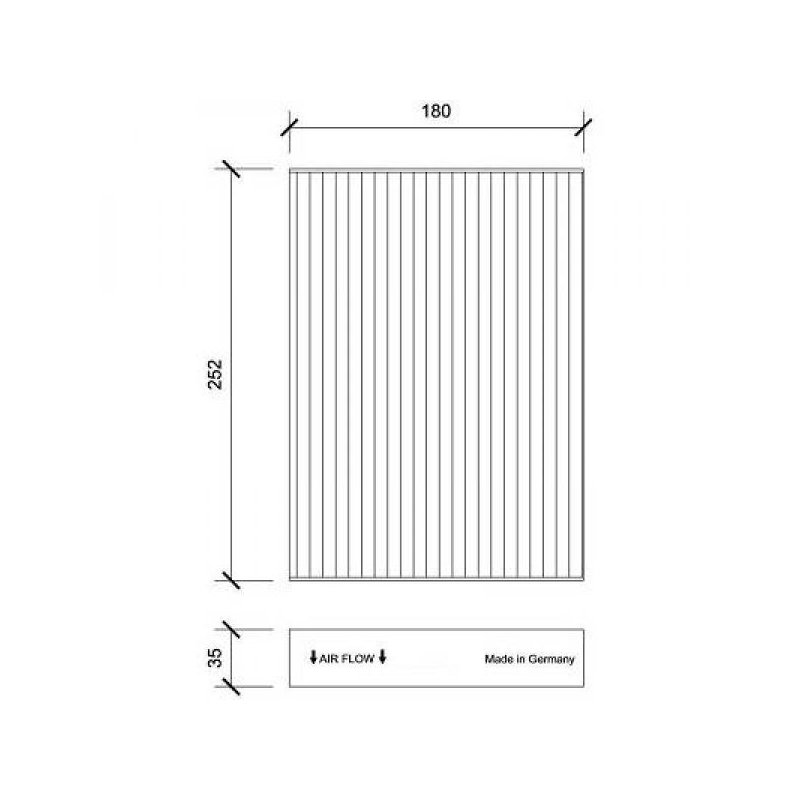 INNENRAUMFILTER  DACIA    
