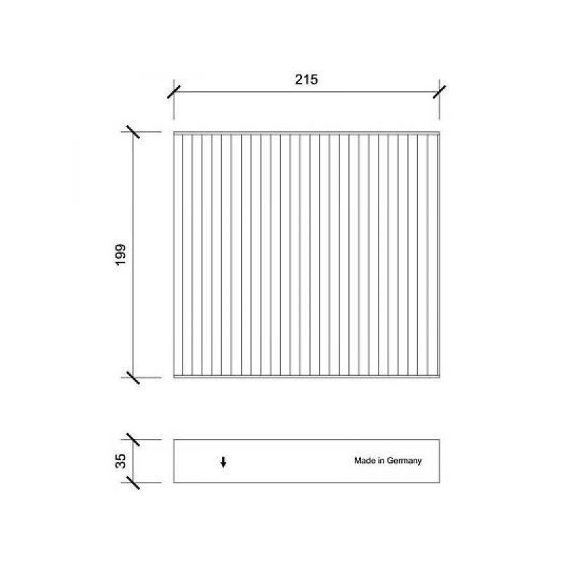 INNENRAUMFILTER  DACIA    