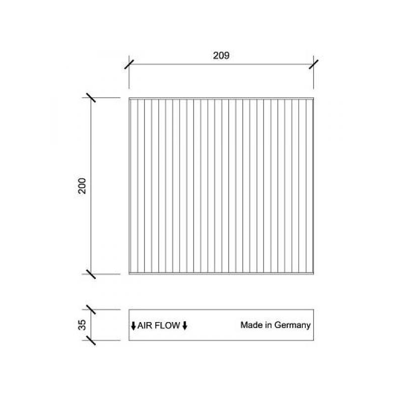 INNENRAUMFILTER  DACIA    