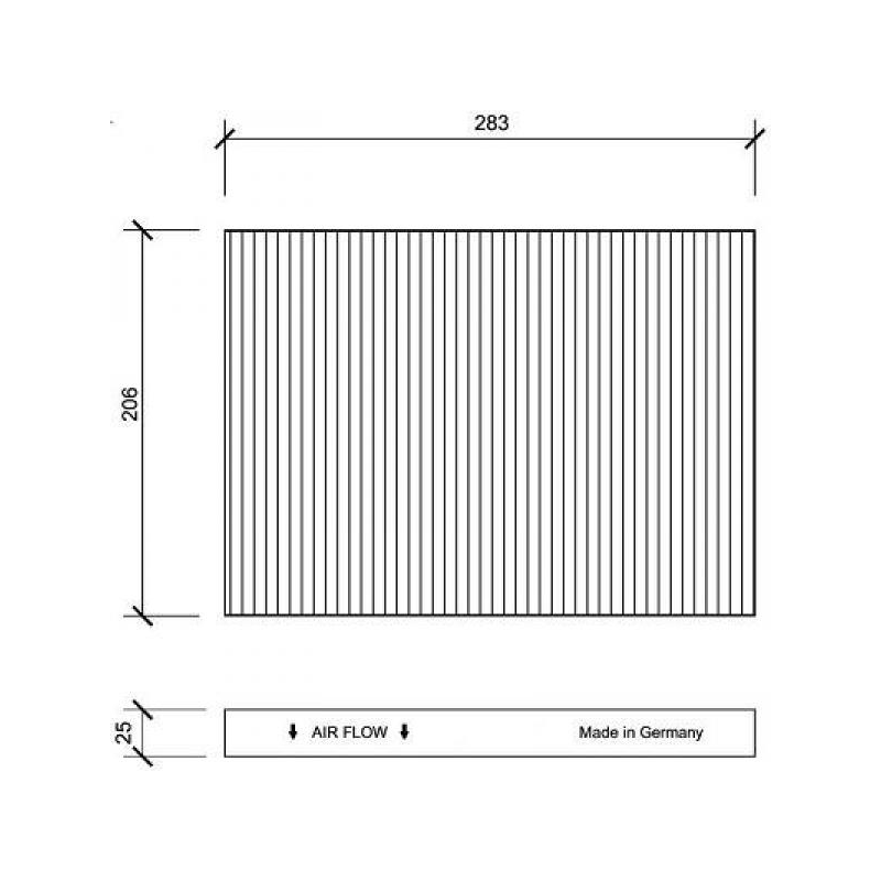 INNENRAUMFILTER  AUDI     